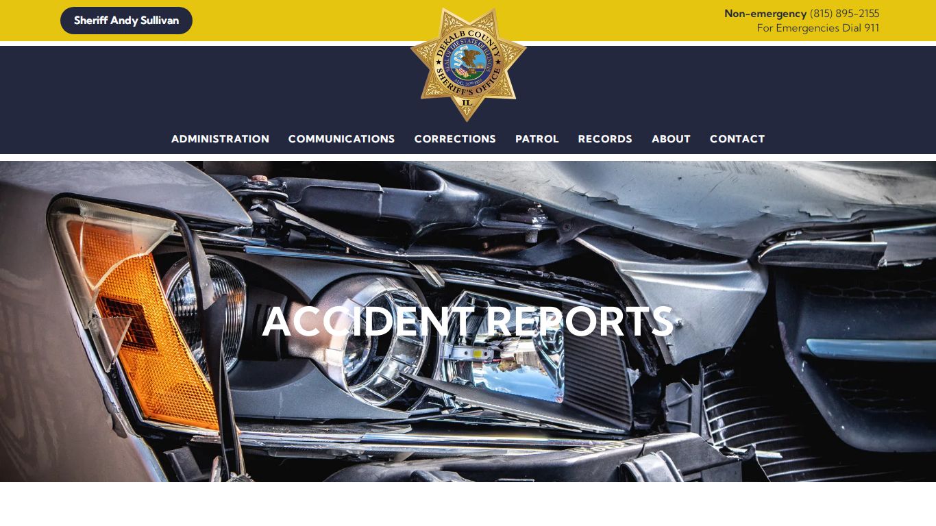 Accident Reports | DeKalb County Sheriff